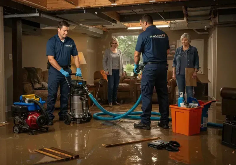 Basement Water Extraction and Removal Techniques process in Luling, TX